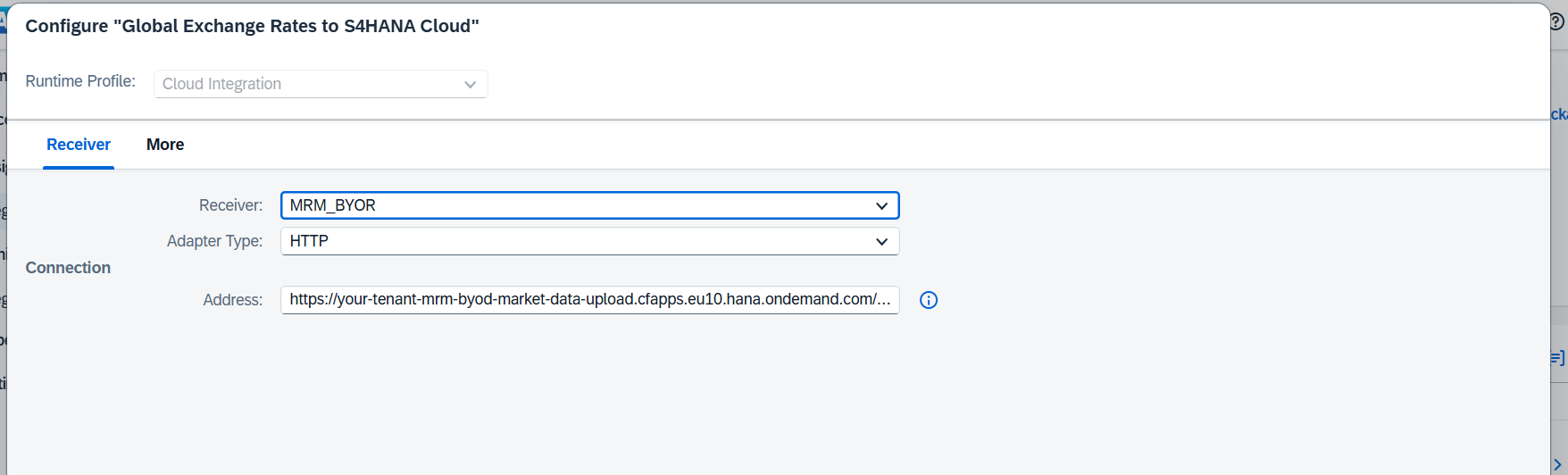 Configuring the MRM upload endpoint